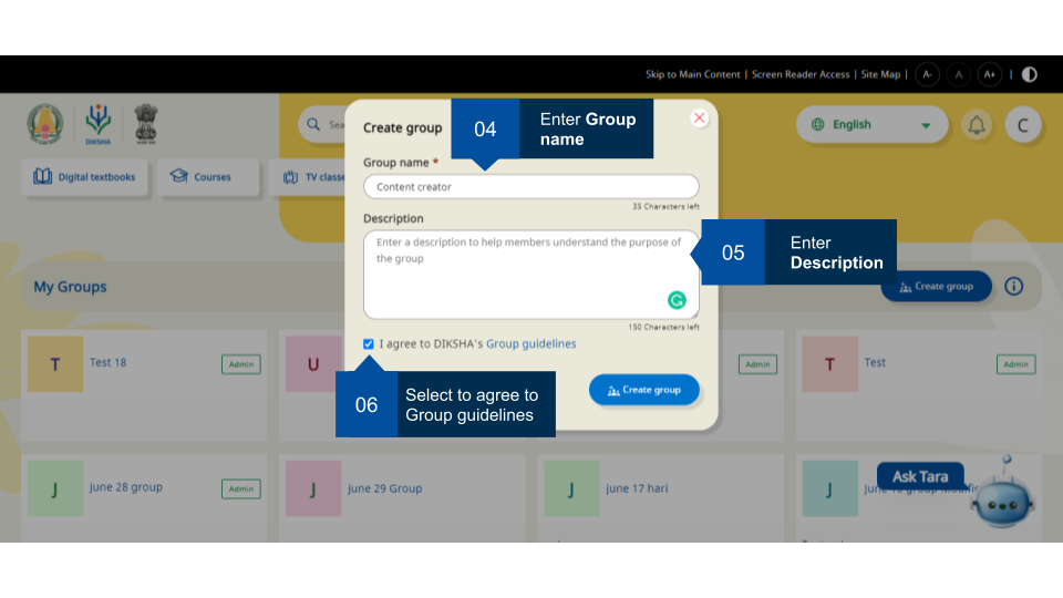 Create Groups